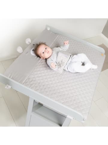 roba Sicherheitswickelauflage 'roba Style' mit Haltegurt - Grau