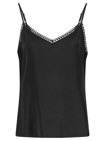 Gerry Weber Top mit Material-Patch in Schwarz