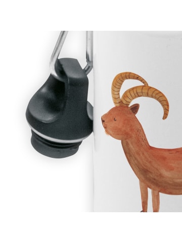 Mr. & Mrs. Panda Kinderflasche Sternzeichen Steinbock ohne Spruch in Weiß