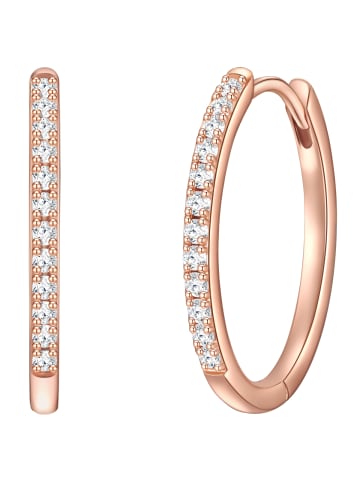 Glanzstücke München Ohrringe aus Sterling Silber mit Zirkonia in roségold