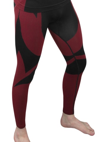 normani Thermo Funktionsunterhose in Schwarz/Rot