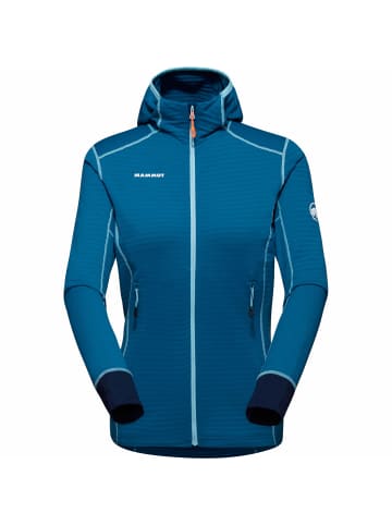 Mammut Fleecejacke Taiss Light mit Kapuze in Azurblau