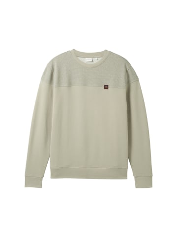 Tom Tailor Sweatshirt in hellgrün
