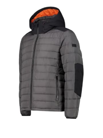 cmp Steppjacke Jacket Fix Hood in Anthrazit