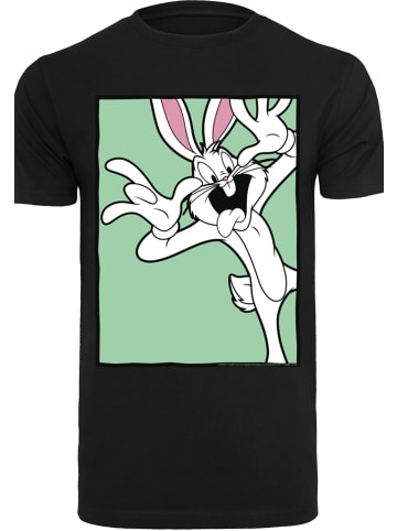 F4NT4STIC T-Shirt Looney Tunes Bugs Bunny Funny Face in schwarz