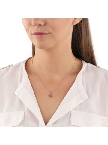Amor Kette mit Anhänger Silber 925, rosévergoldet in Roségold
