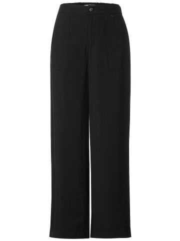 Street One Casual Fit Hose in Cupro in Schwarz