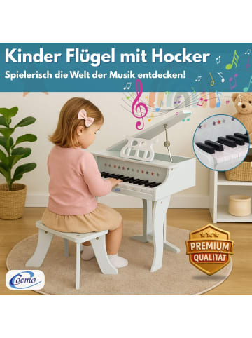 Coemo Musikinstrumente aus Holz in Weiß