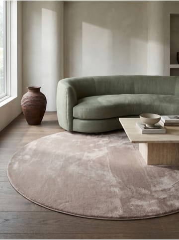 KADIMA DESIGN Teppich Kurzflor Waschbar Einfarbig NECKAR Strapazierfähig OEKO-TEX in Beige