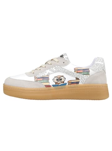Dogo Monet Sneakers - The Wise Owl in Weiß