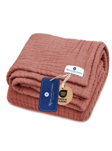 nordic coast company Musselindecke, Puckdecke, Einschlagdecke, Babydecke Musselin, atmungsaktiv