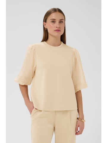 Soaked in Luxury T-shirt SLMarigold Baggy fit in White Pepper