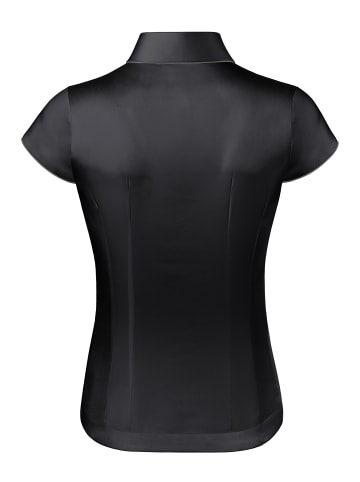 Vincenzo Boretti Bluse tailliert in schwarz