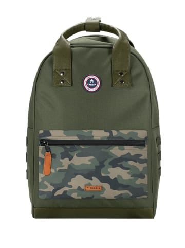 Cabaia Tagesrucksack Old School M Recycled in Malaga Green