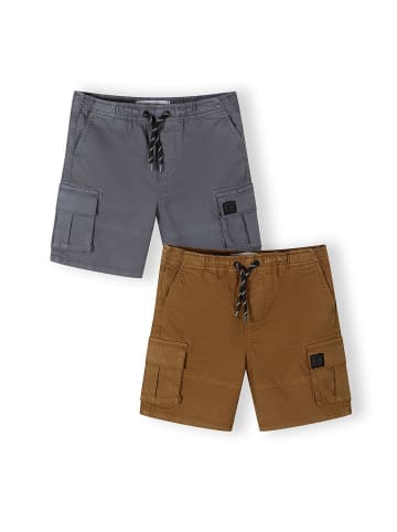 Minoti 2-er Pack Shorts 29SHORT264 in camel