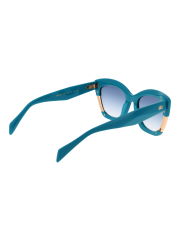Ana Hickmann Damen Sonnenbrillen Katzenauge Blau