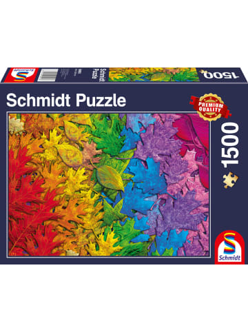 Schmidt Spiele Bunter Blätterwald (Puzzle) | Erwachsenenpuzzle 1.500 Teile