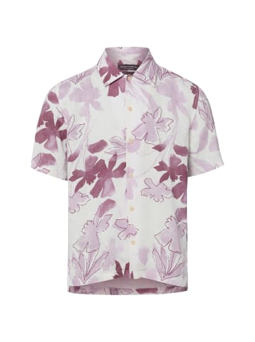 Marc O'Polo Leinenhemd in aubergine ecru - 0001