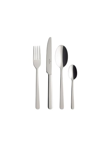 Villeroy & Boch 24-tlg. Tafelbesteck Louis in Silber – in silber