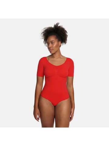 CFAB Figurformender Body mit Slip in Feuerrot