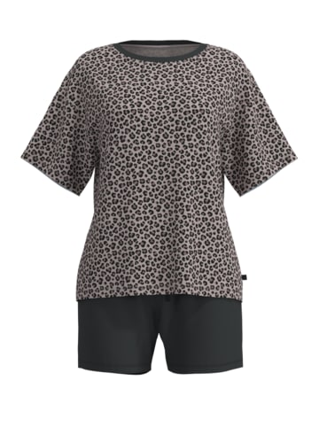 Tom Tailor Shorty Naila in braun-mittel-Allover