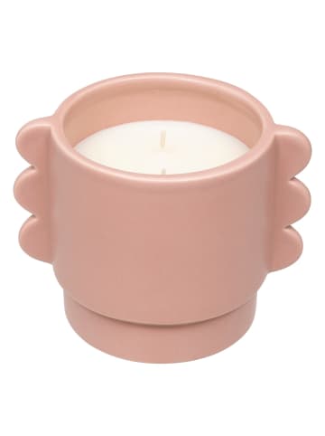 Atmosphera Créateur d'intérieur Duftkerze im keramischen Behälter BLISS, 370 g in Rosa, 10,2 x 10 x 13 cm