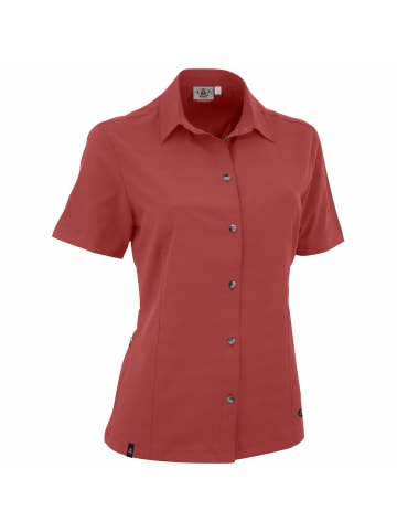 Maul Sport Bluse Halserspitze in Bordeaux