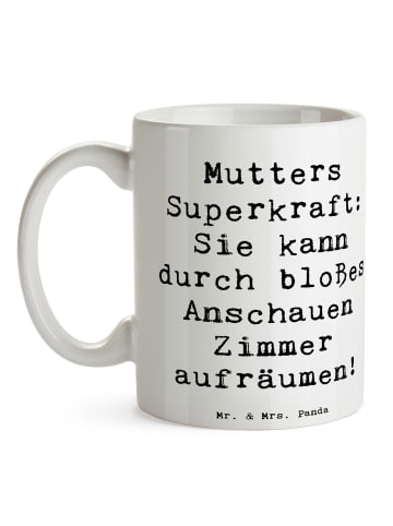 Mr. & Mrs. Panda Tasse Mutters Magie mit Spruch in Weiß