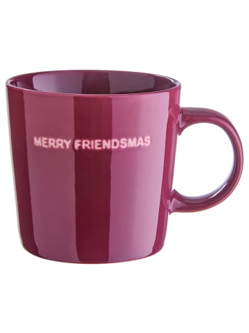 Butlers Butlers Tasse GOOD VIBES MERRY FIRENDSMAS in Flieder