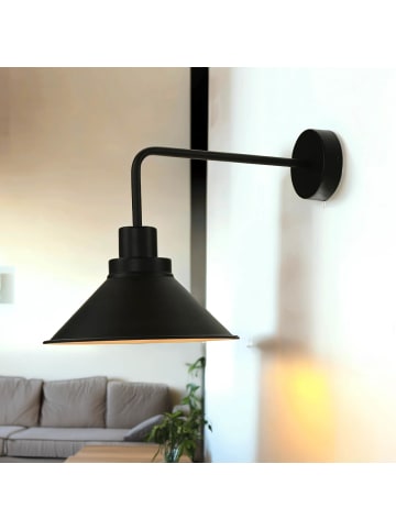 Licht-Erlebnisse Wandlampe (B)25 x (H)25 cm in SchwarzSchwarz