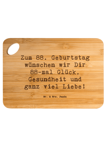 Mr. & Mrs. Panda Brett Holz Spruch 88. Geburtstag Glückwünsche m... in Braun