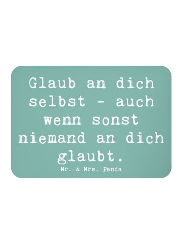 Mr. & Mrs. Panda magnet Spruch Glaube an dich selbst mit Spruch in Meeresbrise