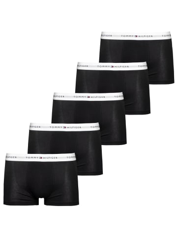 Tommy Hilfiger Boxershorts Trunks 5er-Pack in schwarz