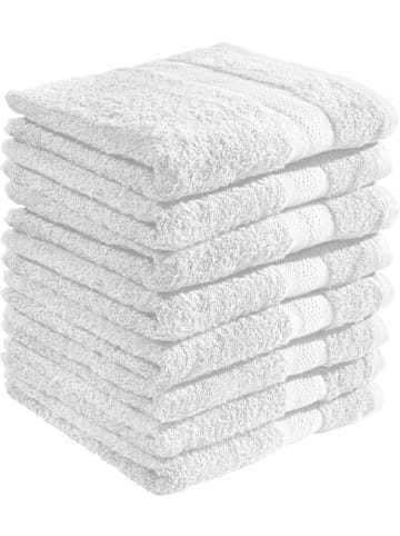 REDBEST Frottier Duschtuch 8er-Pack Chicago in weiß