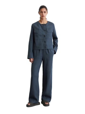 Marc O'Polo Kragenlose Leinejacke regular in M886