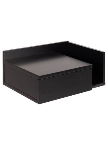 ebuy24 Nachttisch Ashlan Schwarz 40 x 32 cm