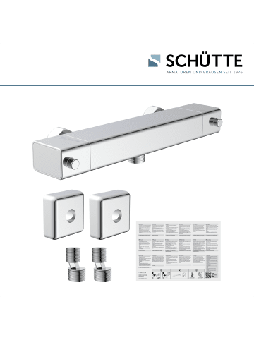 Franz Joseph Schütte SIGNO Thermostat Duscharmatur, Chrom