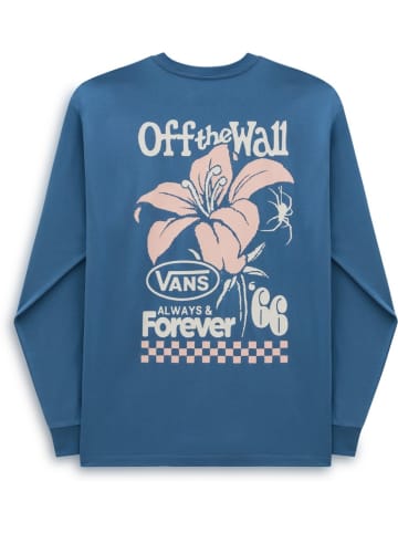 Vans T-Shirt "Petal And Pest Ls Tee" in Blau