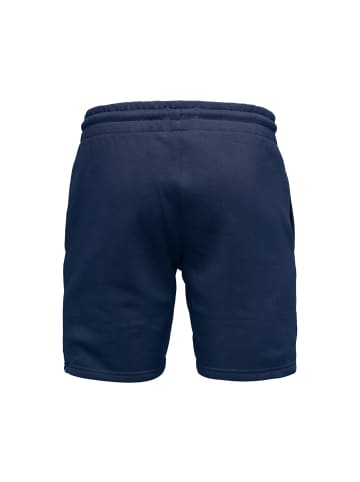 Humy Basic Sweat Shorts mit Tunnelzug Bequem A&S in Navy