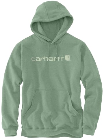 CARHARTT  Pullover Logo in grün