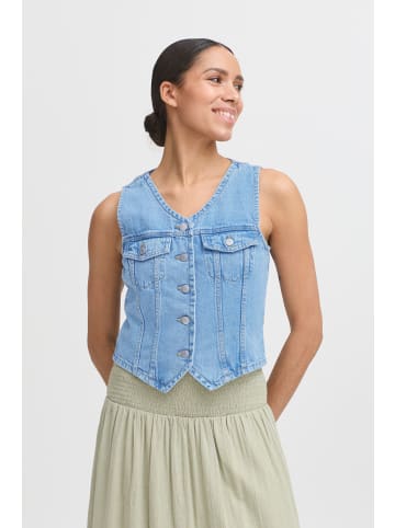 b. young Denimweste BYKALLIE Regular fit in Ligth Blue Denim