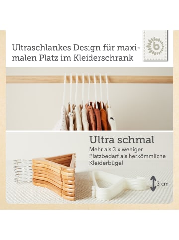 Bieco Spielwaren Kleiderbügel Kinder 16 St. in Weiß