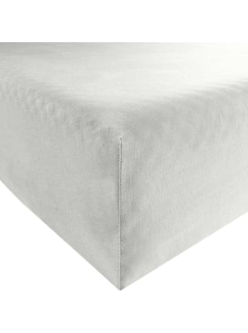 Erwin Müller Interlock-Jersey Spannbettlaken Nürnberg in weiß