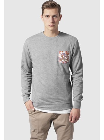 Urban Classics Sweater in grey/flower