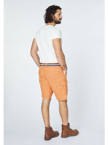 Oklahoma Jeans Bermuda Shorts mit seitlichen Cargotaschen in Orange
