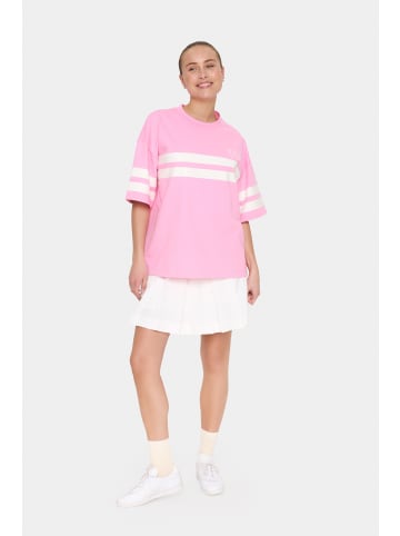 SAINT TROPEZ Sweatshirt ZalinaSZ Oversize fit in Begonia Pink