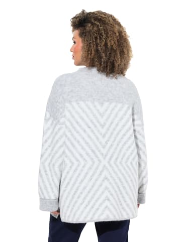 Ulla Popken Pullover in silver melange