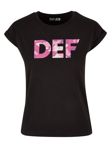 DEF DEF T-Shirts in blk/pink