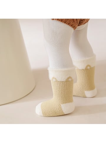 MUNADUNA 5er-Set 'Ohren' Winter Baby Socken