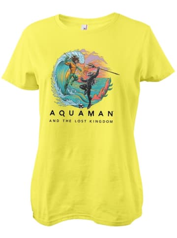 DC Comics Shirt "And The Lost Kingdom Girly Tee" in Gelb